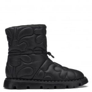 ASH
JENNY SHEARLING BOOTS IN BLACK QUILTED NYLON